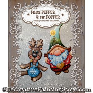 Miss Pepper and Mr Popper Painting Pattern by Martina Elena Vivoda