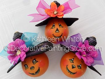 Halloween Lightbulb Ornies Pattern - Kathleen Whiton - PDF DOWNLOAD
