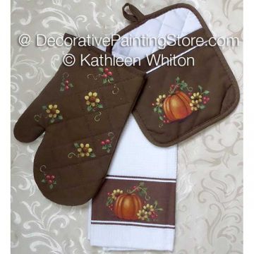 Fall Kitchen Trio Pattern - Kathleen Whiton - PDF DOWNLOAD