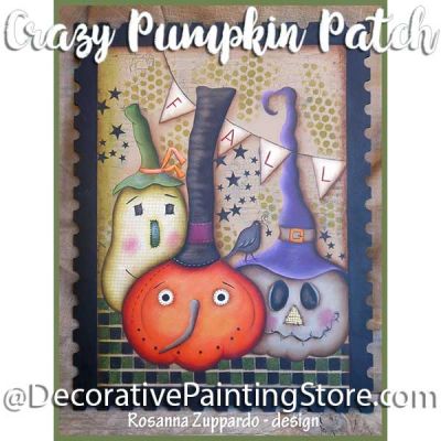 Crazy Pumpkin Patch ePattern - Rosanna Zuppardo - PDF DOWNLOAD